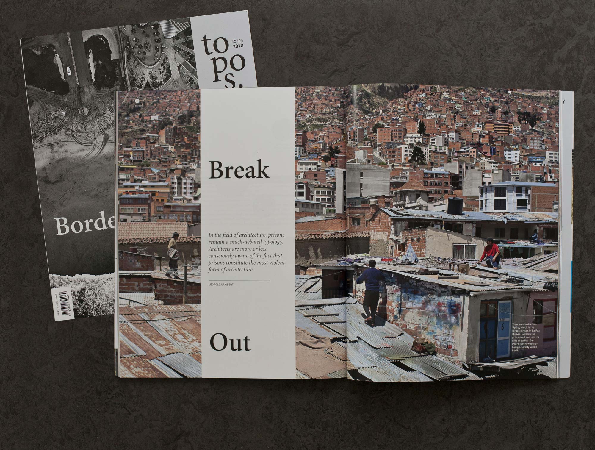 Topos Magazine Layout Story about San Pedro prison at topos magazine | Toby Binder photography
